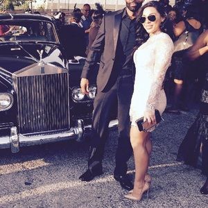 LEONDRA DRESS IN NUDE